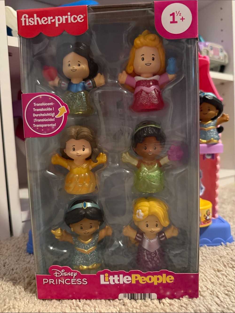 Fisher-Price Disney Princess Little People Shimmer & GlowFigure Set